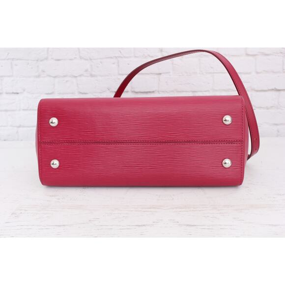 Louis Vuitton Soufflot MM Purple Epi Shoulder and Satchel Purse Leather A3628 - Picture 12 of 12